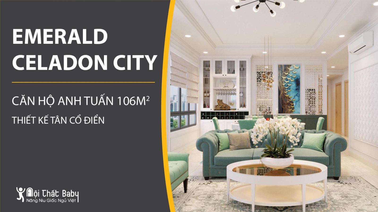 Tổng hợp các mẫu thiết kế nội thất Chung cư Emerald Celadon City